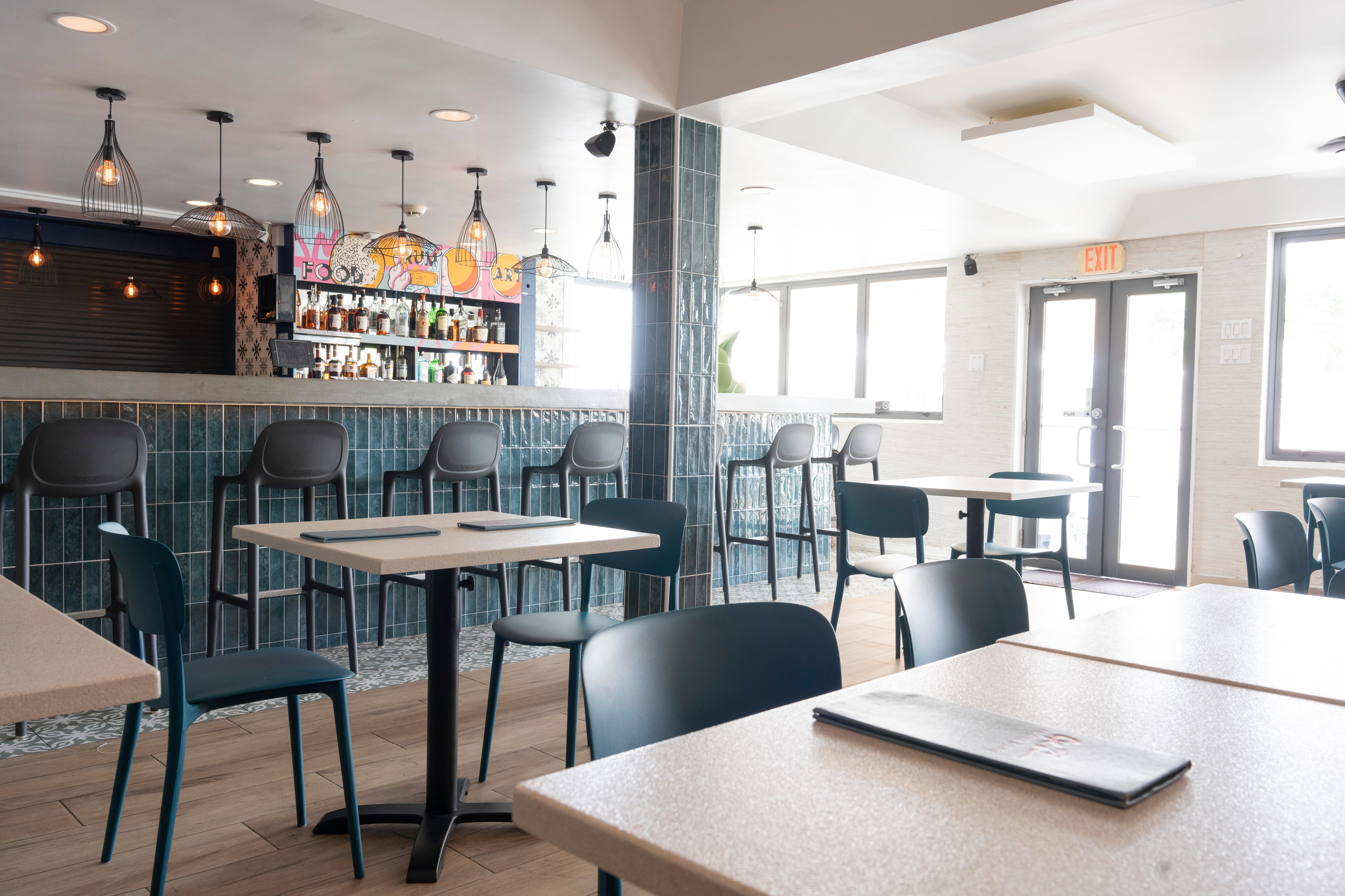 bar and dining area at Cocktail Kitchen in Barbados