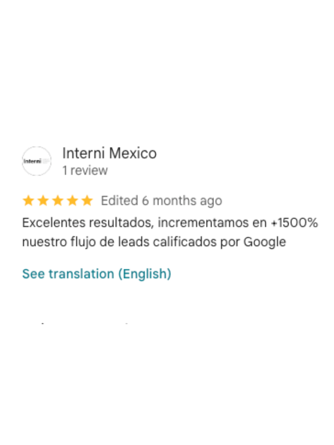 Reseña de cliente