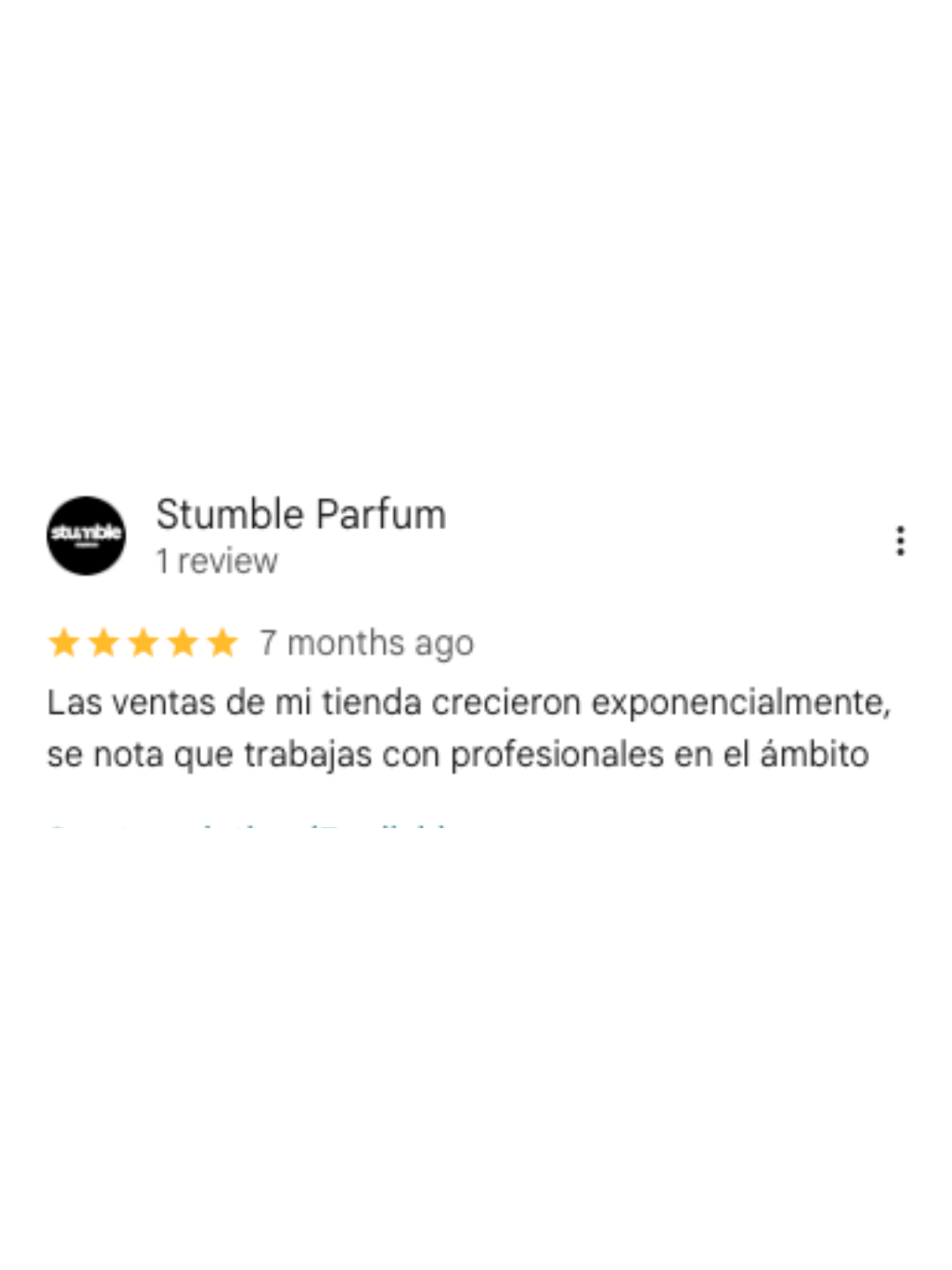 Reseña de cliente