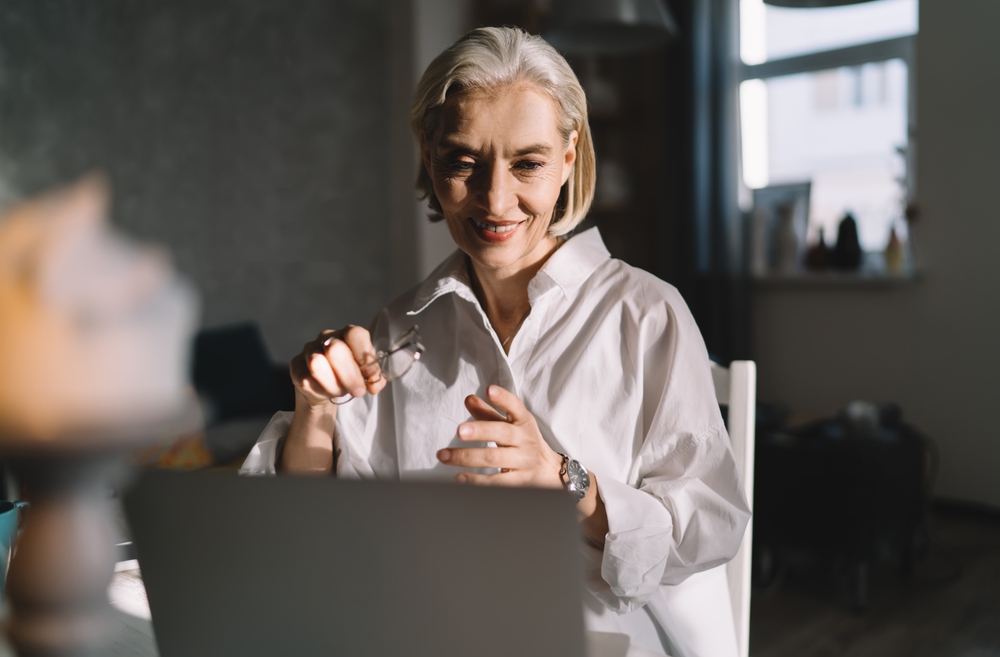Small business and entrepreneurship. Modern successful woman