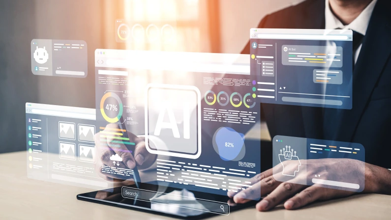 AI assistant with LLM, big data, machine learning, and generative AI powers prompt engineering and supports agentic AI for advanced business applications. Vouch