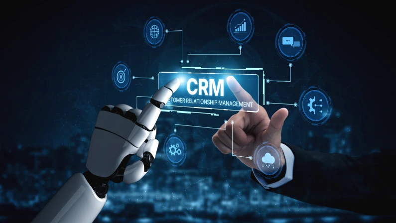 AI enhances CRM platforms with smart communication tools, automation, and analytics to improve customer tracking, loyalty, and relationship management. Artificial intelligence spline