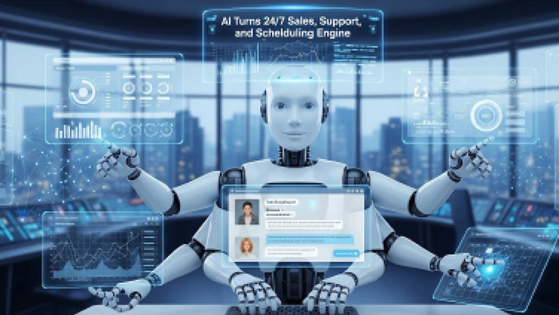How AI Turns Your CRM Into a 24/7 Sales, Support, and Scheduling Engine
