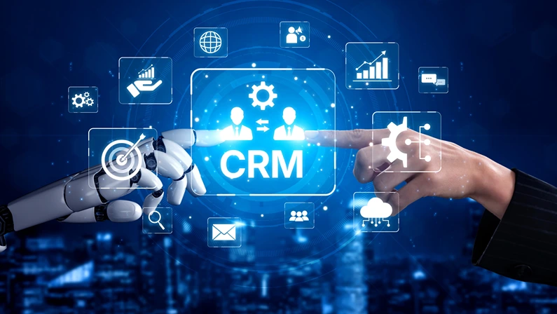 AI enhances CRM platforms with smart communication tools, automation, and analytics to improve customer tracking, loyalty, and relationship management. Artificial intelligence spline