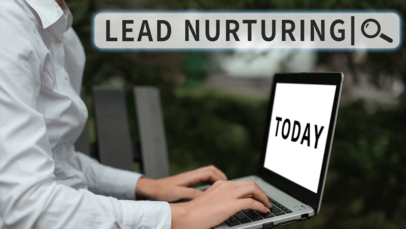 Text sign showing Lead Nurturing. Business idea method of building a relationship with potential customers