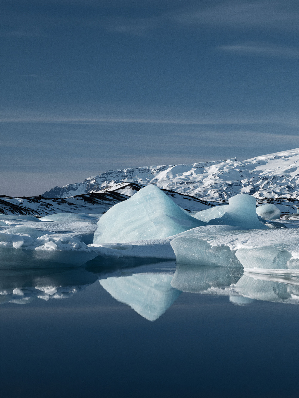Glacial ice formations in Iceland photographed by Patrick Pankalla.