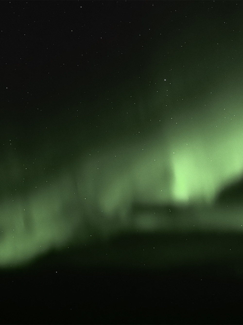 Northern lights above Iceland photographed by Patrick Pankalla.
