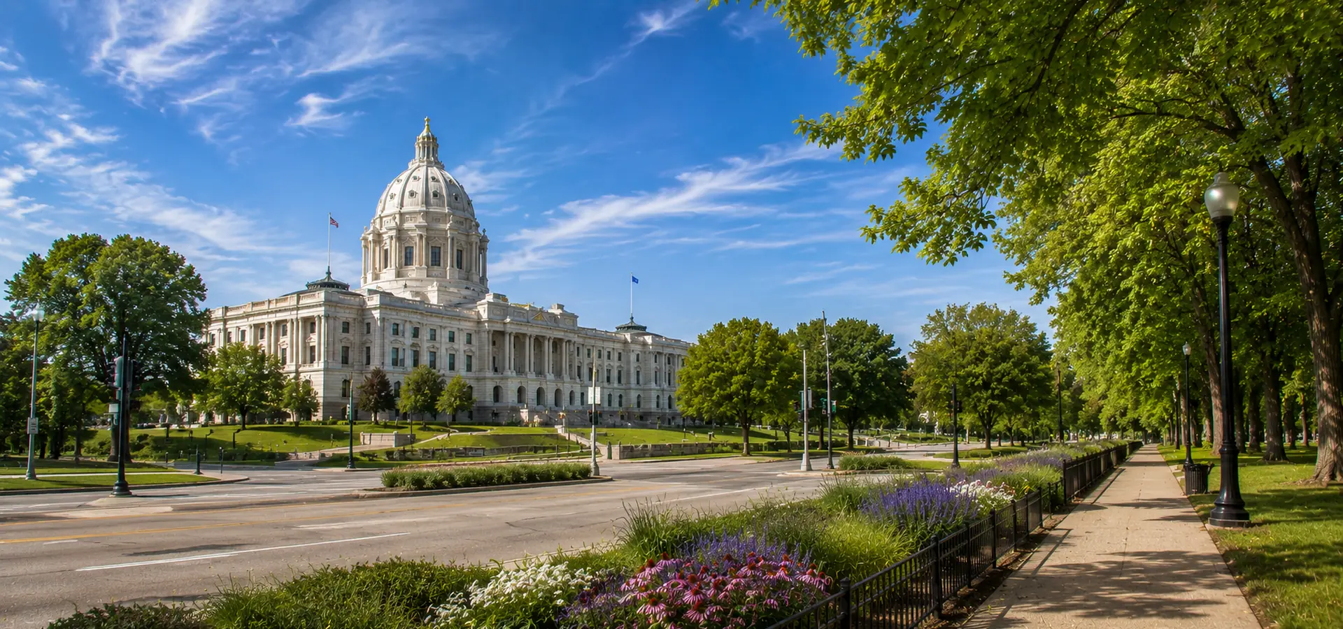 Affinity Moving Minneapolis skyline moving services background