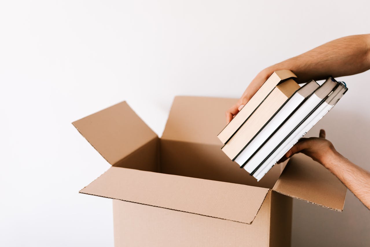 Main image for Affinity Moving blog: How to Choose the Best Way to Pack and Move Books Safely.
