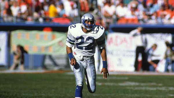 Dave Brown in his Seahawks uniform
