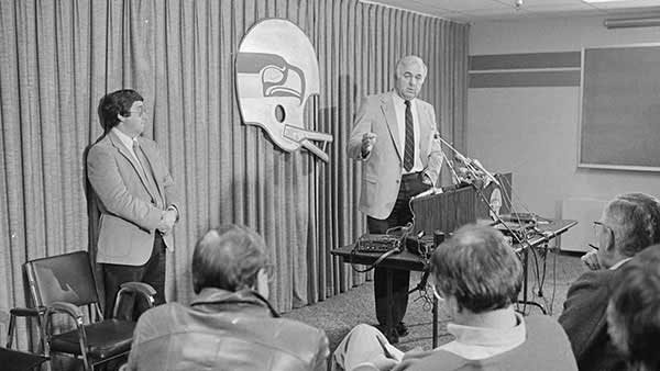 Mike McCormack talking in a press conference