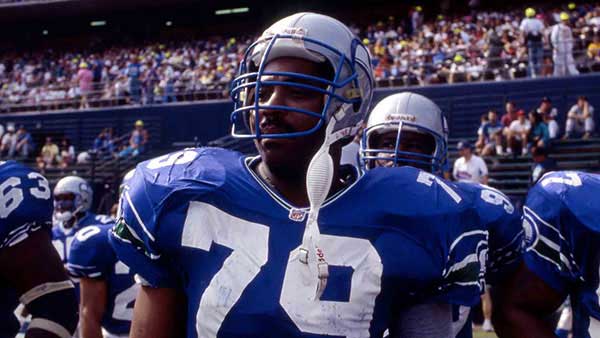 Jacob Green in his Seahawks uniform