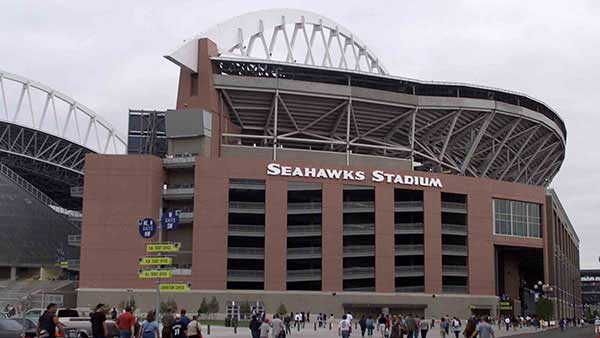 View of Seahawks Stadium 