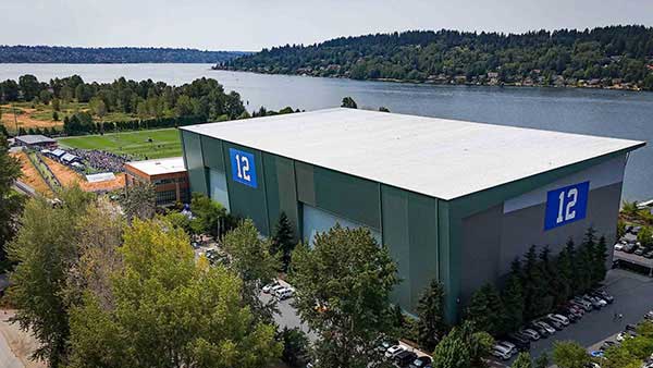 Top view of Renton Facility 