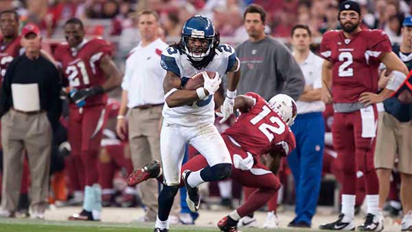 Richard Sherman returning an interception
