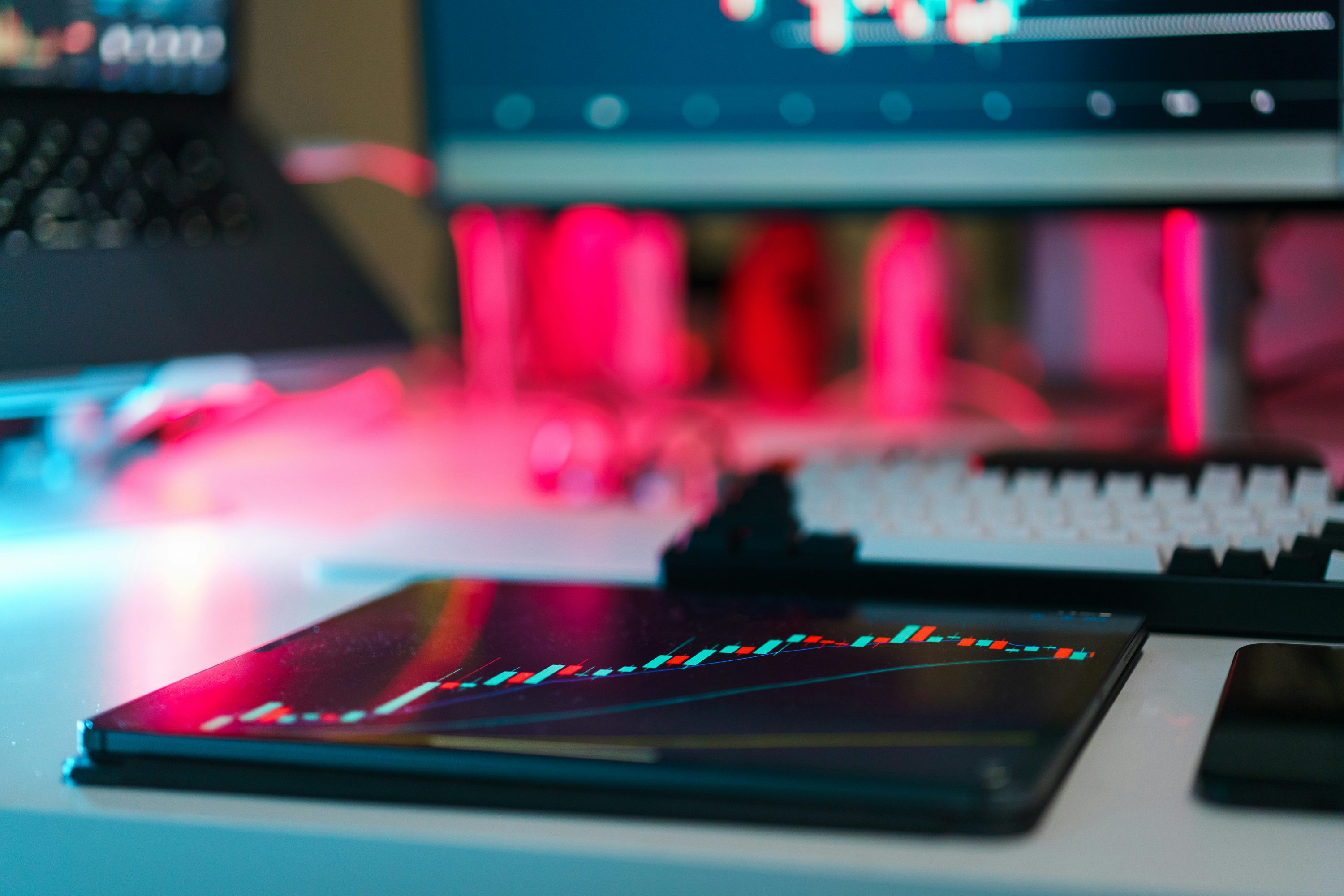 Trading on the tablet with stock data - Algorithmic Trading Risk Management