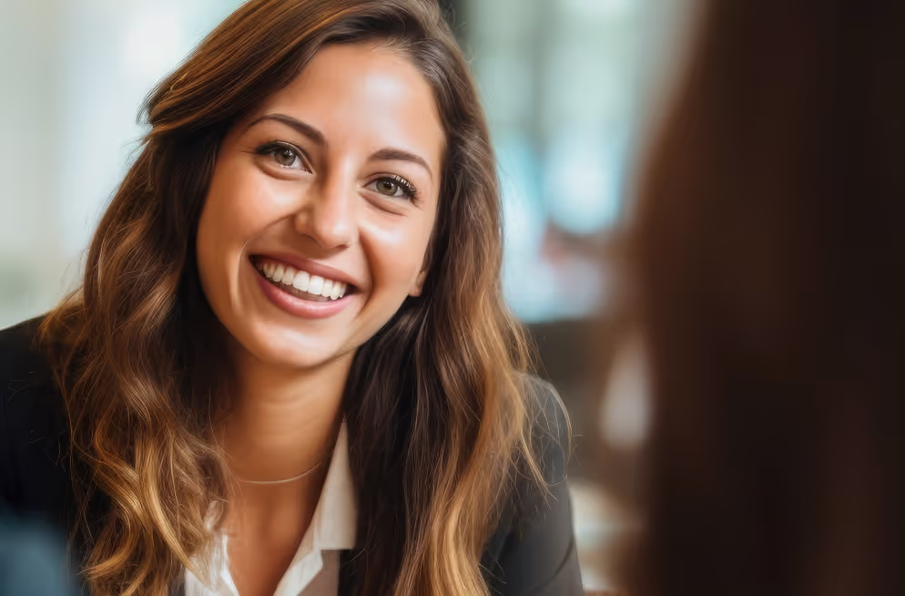Smiling business woman