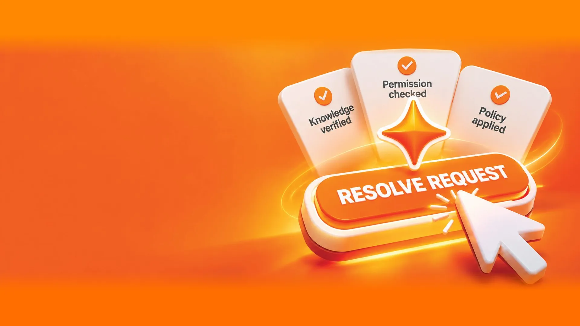 Luma resolves a request with knowledge verified, permission checked and policy applied
