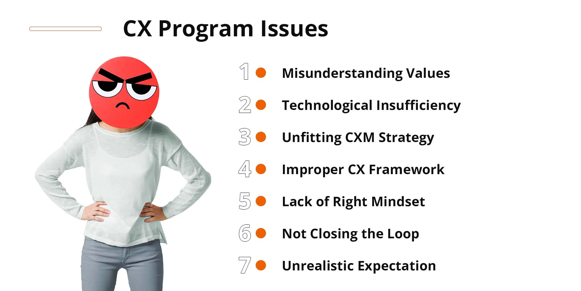 Potential Issues with a CX Program