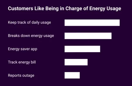 top delighter - energy usage report