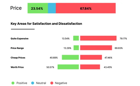 Deep Dive into Top Category Concerns-Price