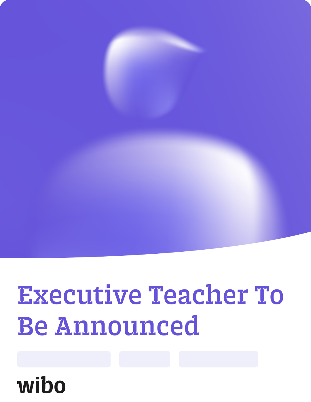 Executive Teacher da annunciare