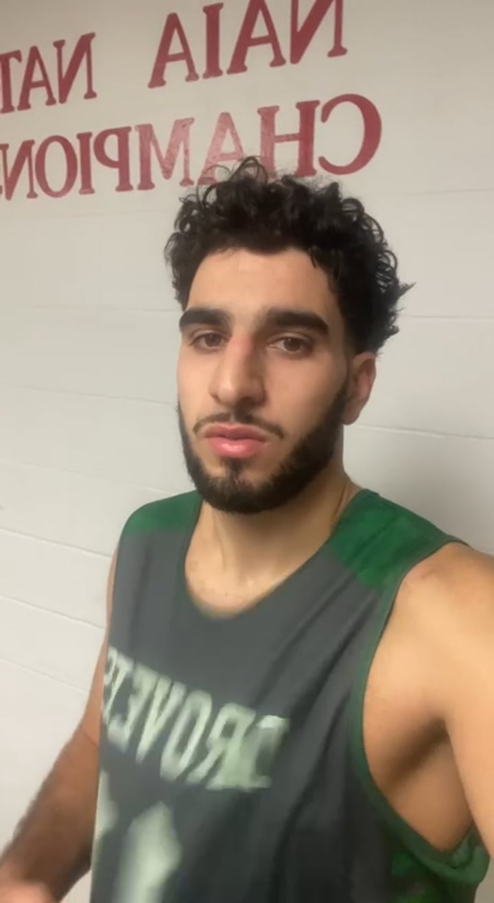 Mohand Ammad, ailier à USAO Oklahoma (NAIA)