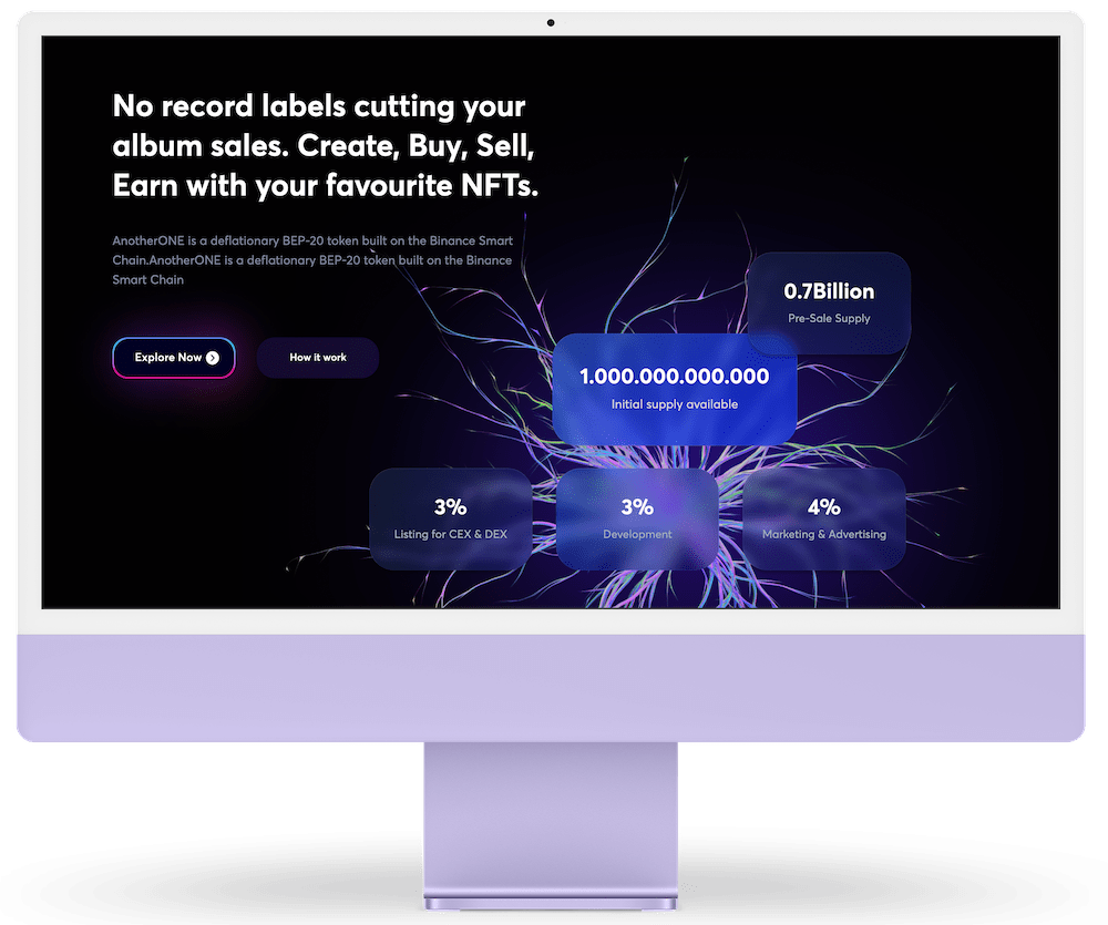 nft web design and web development