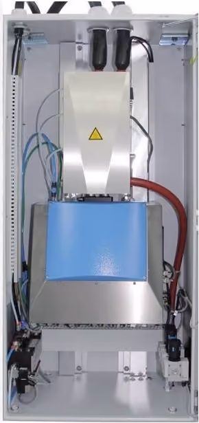 Image displaying a CEMS installation with proper ventilation and clean cabinet