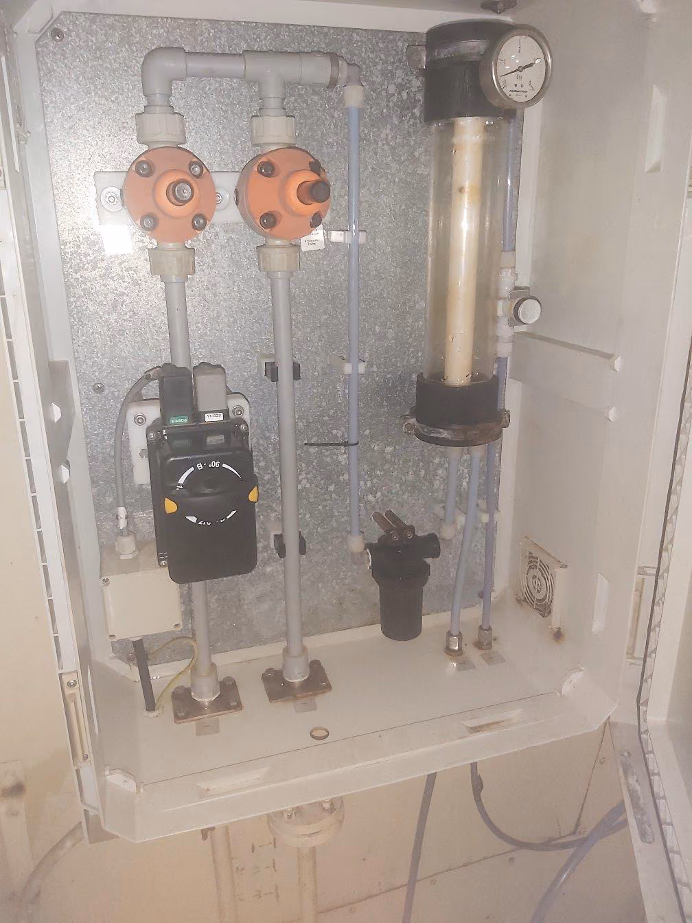 Image showing a well-installed and upgraded WMU system, with clean fittings, proper routing, and good overall condition.