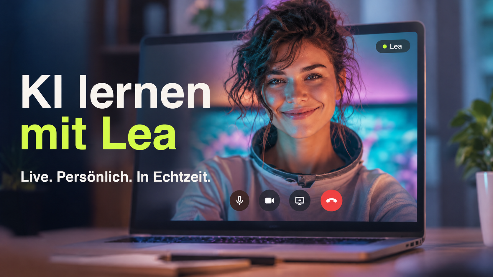 KI lernen mit Lea – Live. Persönlich. In Echtzeit.