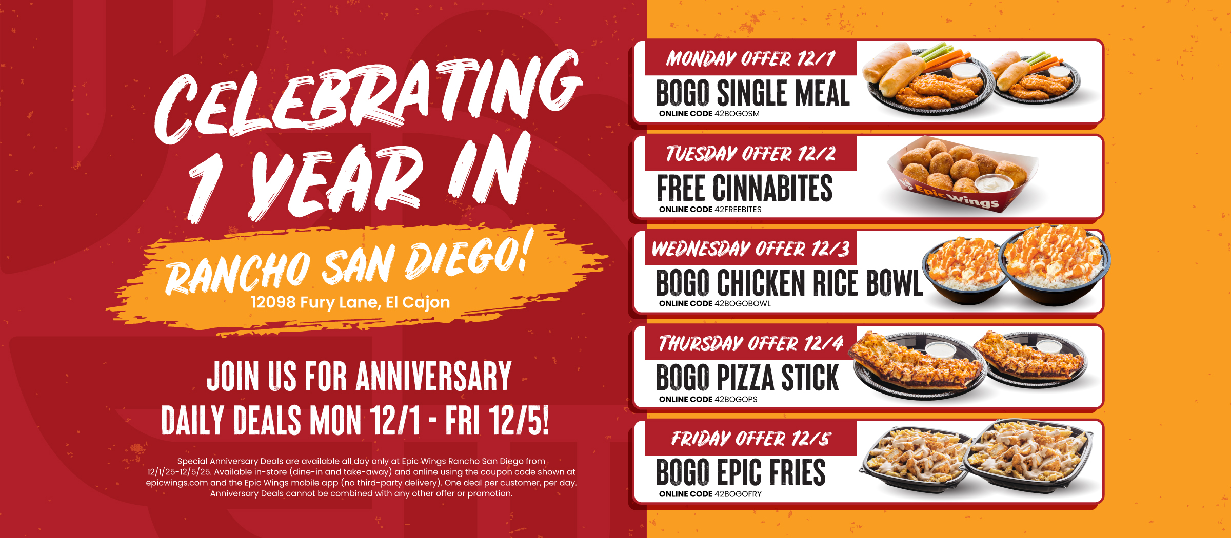 Celebrating 1 Year in Rancho San Diego!