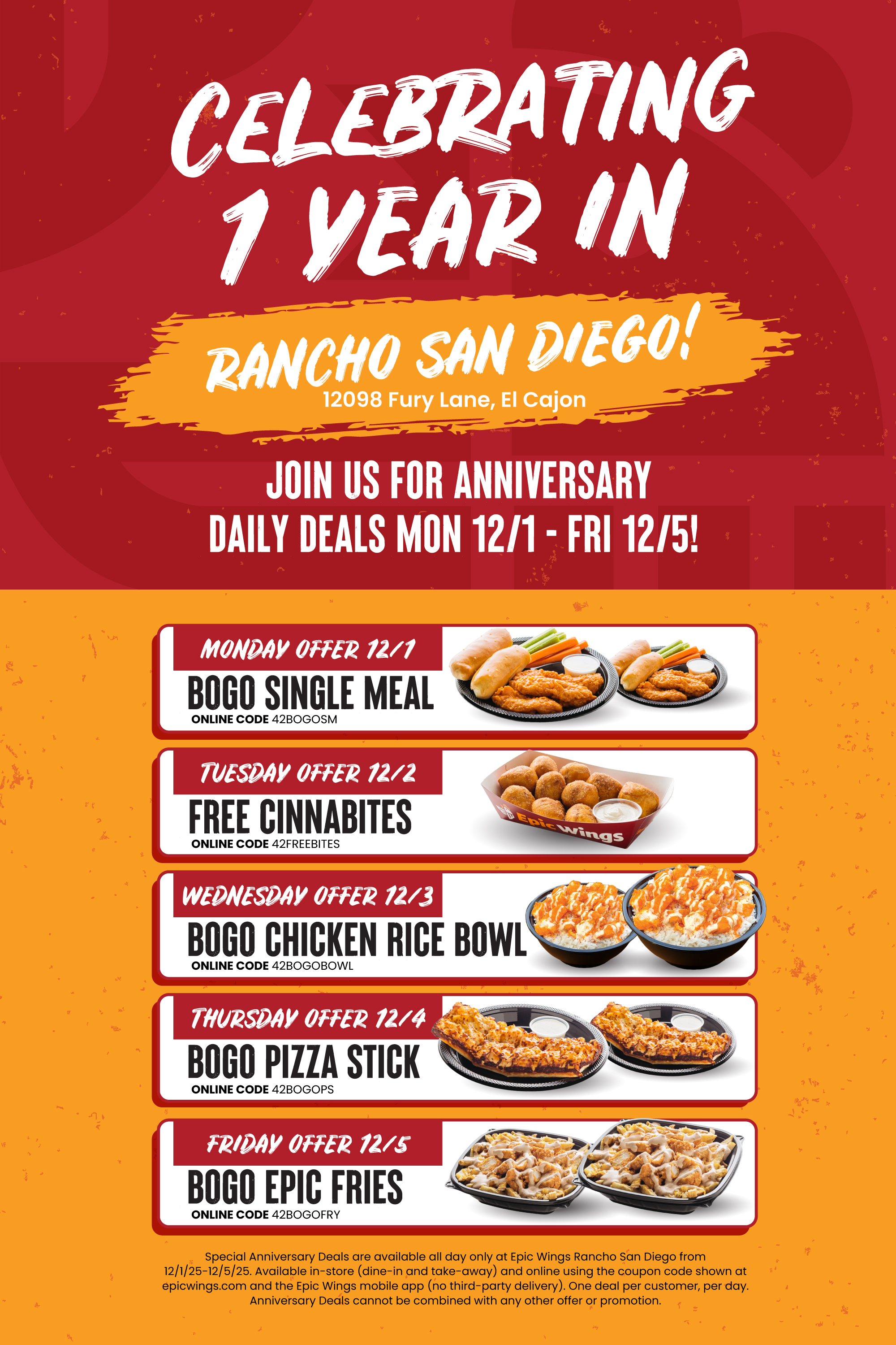 Celebrating 1 Year in Rancho San Diego!