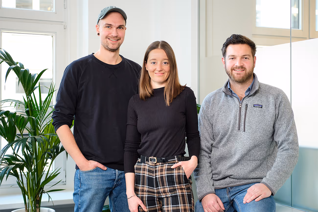 Gründer von aiomatic im Büro
