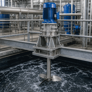 Agitators in water treatment
