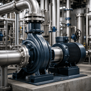 Pumpe beim Energieversorger