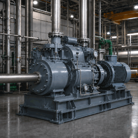 Compressor in the paper industry