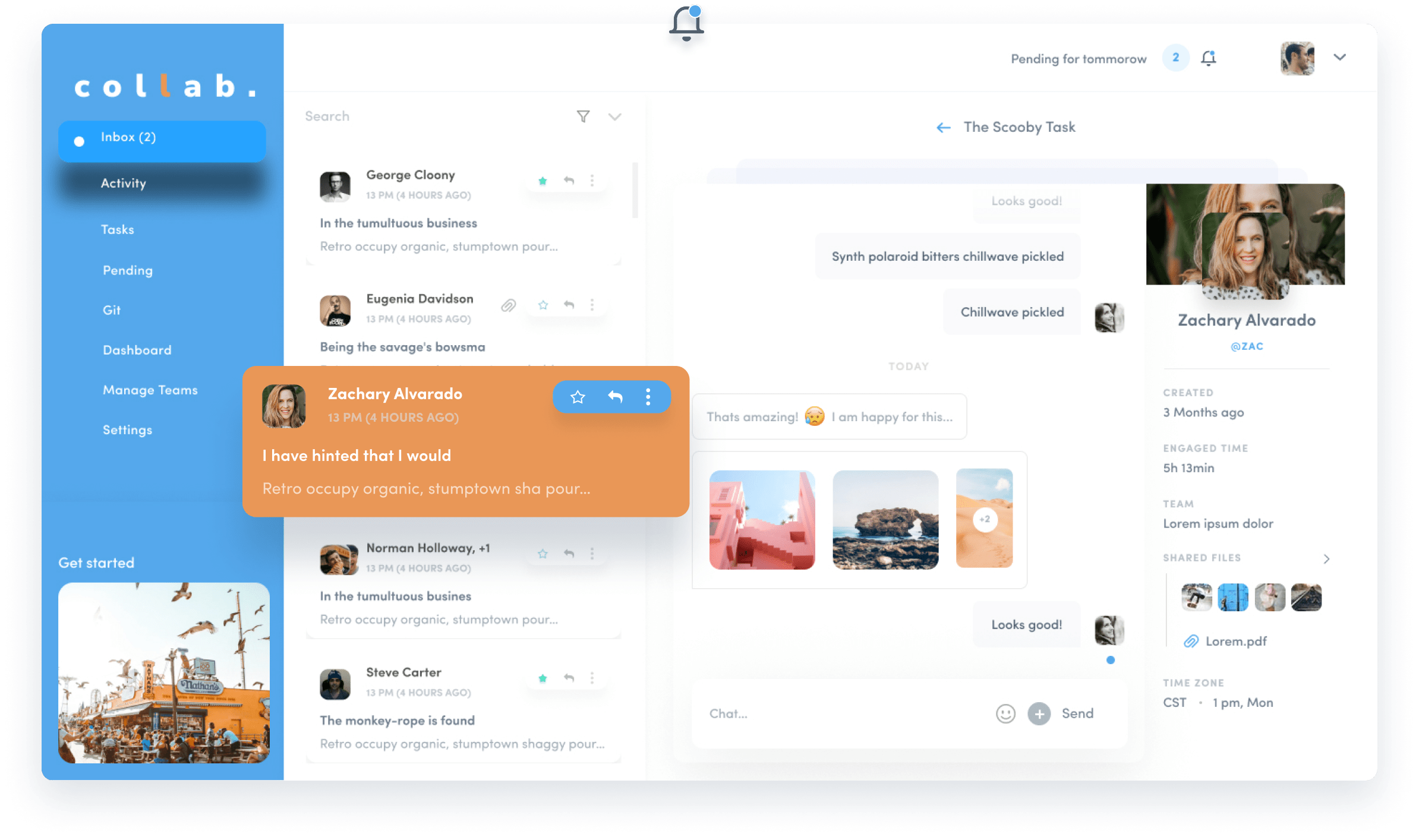 application demo image