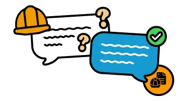 Icône d'une facture électronique avec un symbole de document stylisé en bas à gauche.