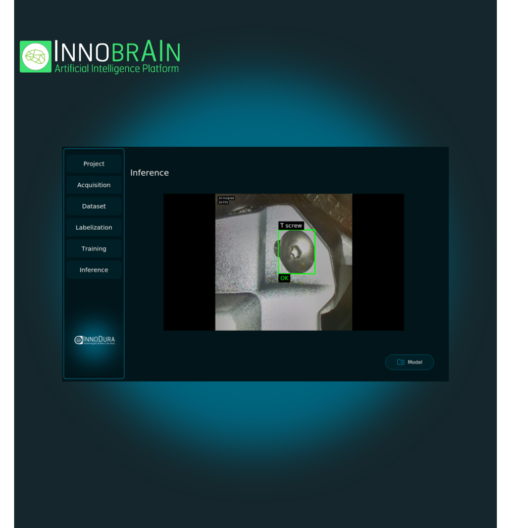 IHM innobrain moteur d'inférence IA