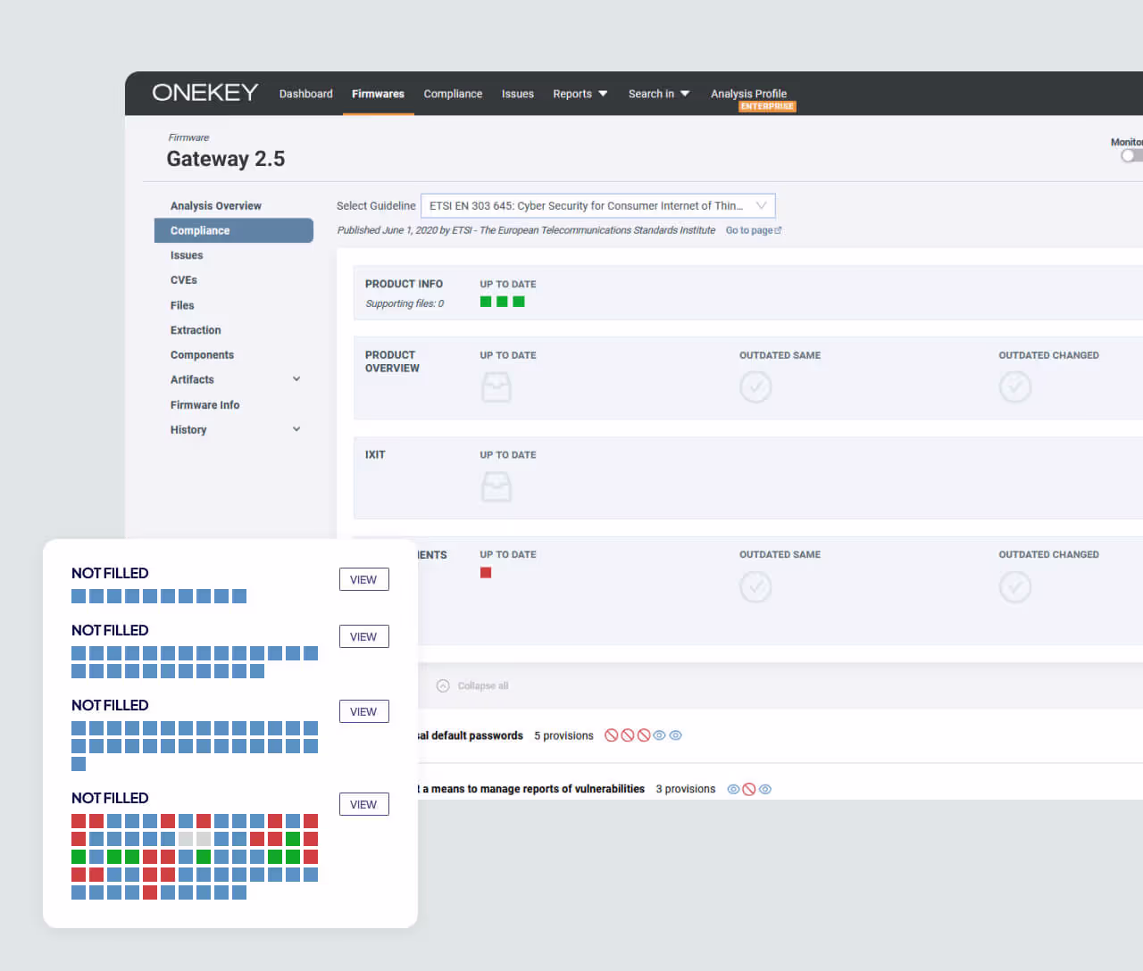 ONEKEY Compliance Wizard