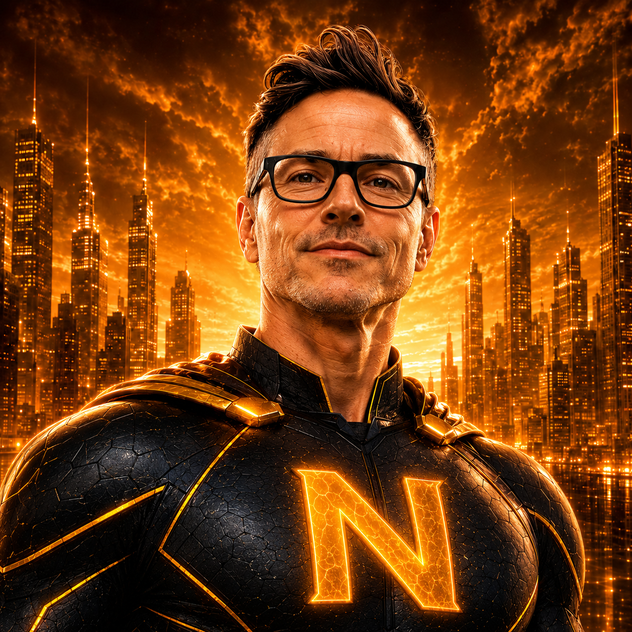 Nick’s Human Intelligence superhero character
