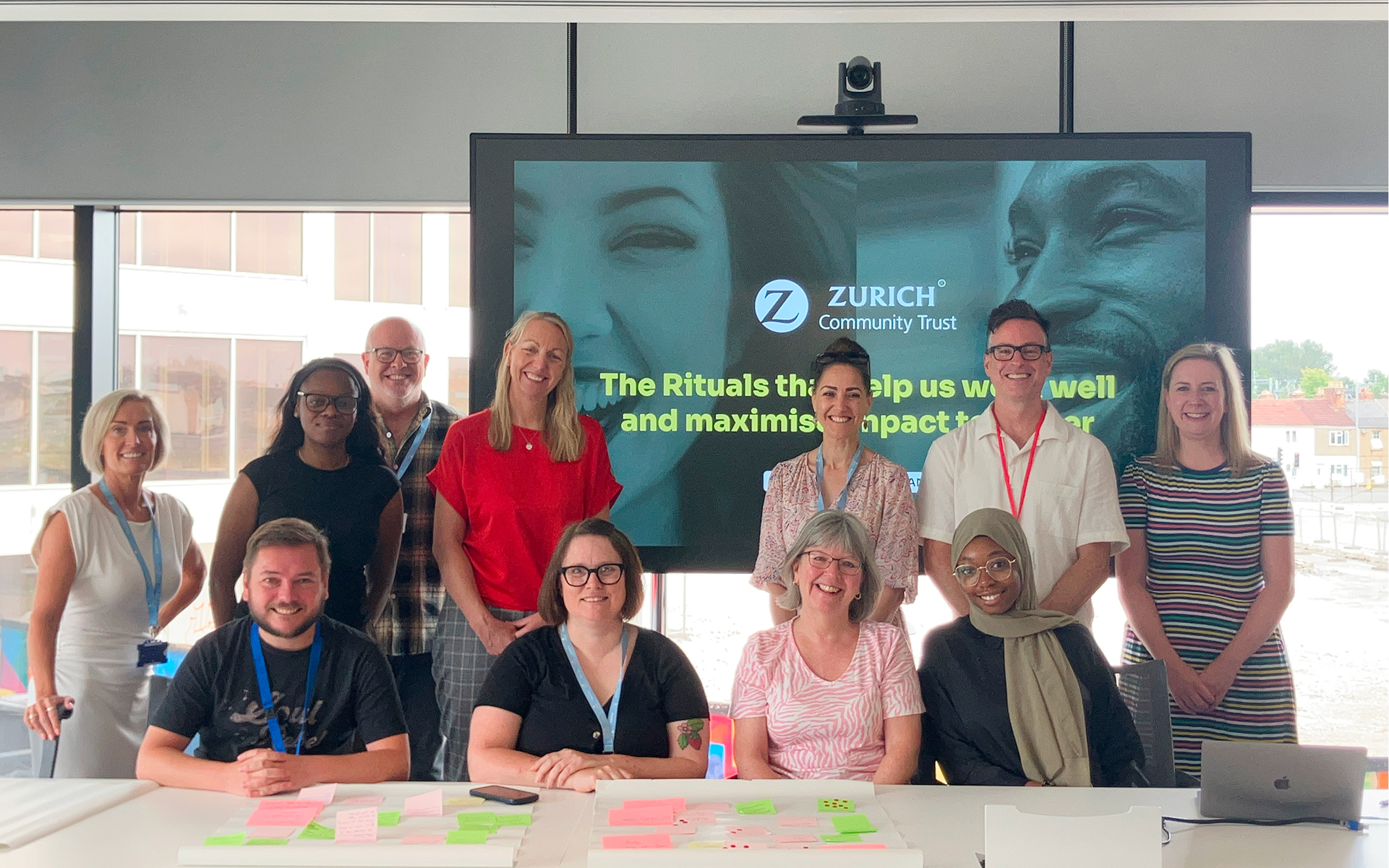 Zurich Community Trust team after a Rituals for Performance workshop