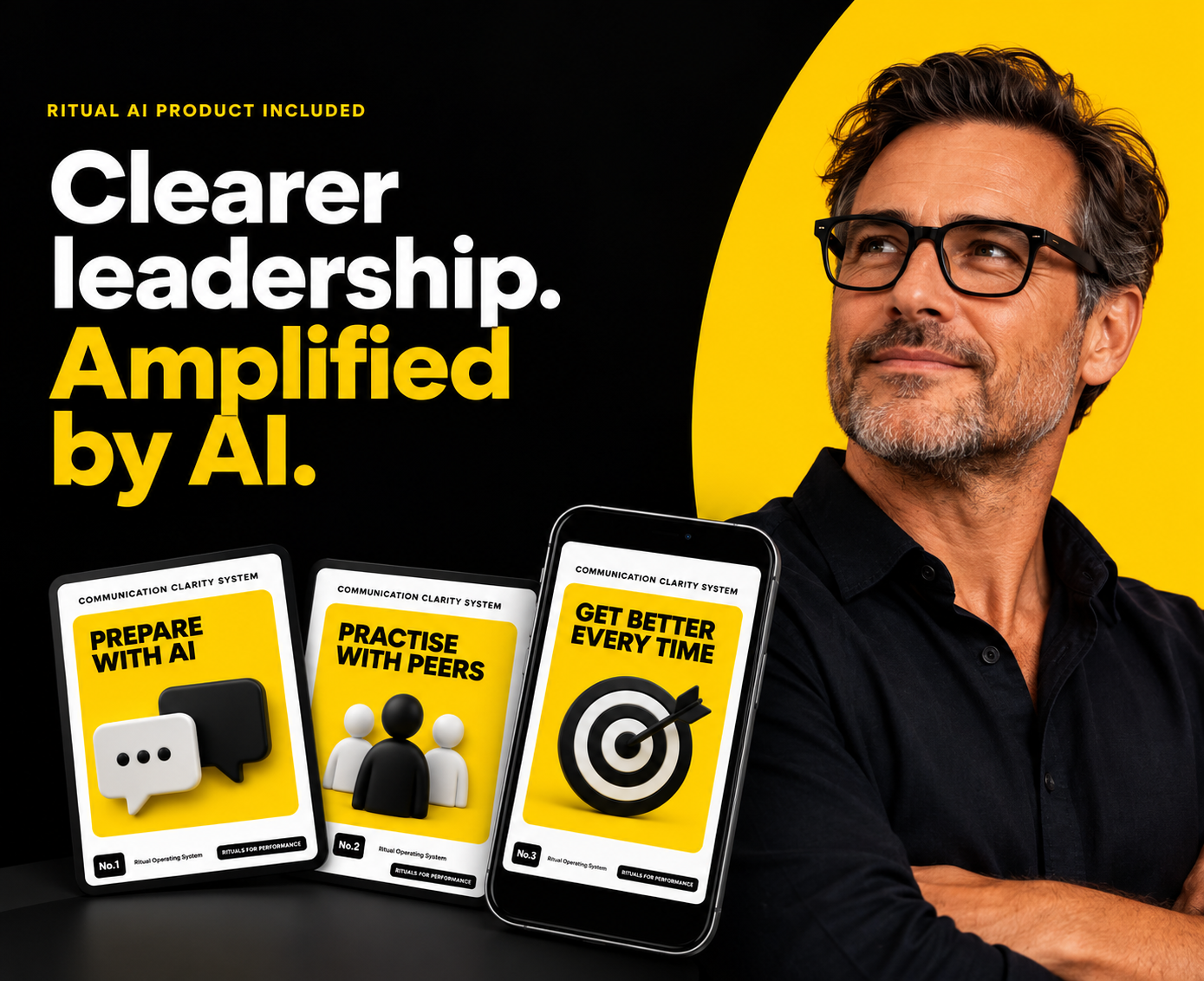 Communication Clarity System — an AI-amplified ritual product for high-performance leadership
