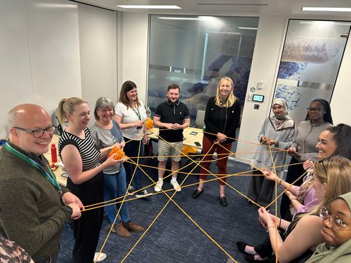 Zurich Community Trust team taking part in a collaborative co-creation workshop.
