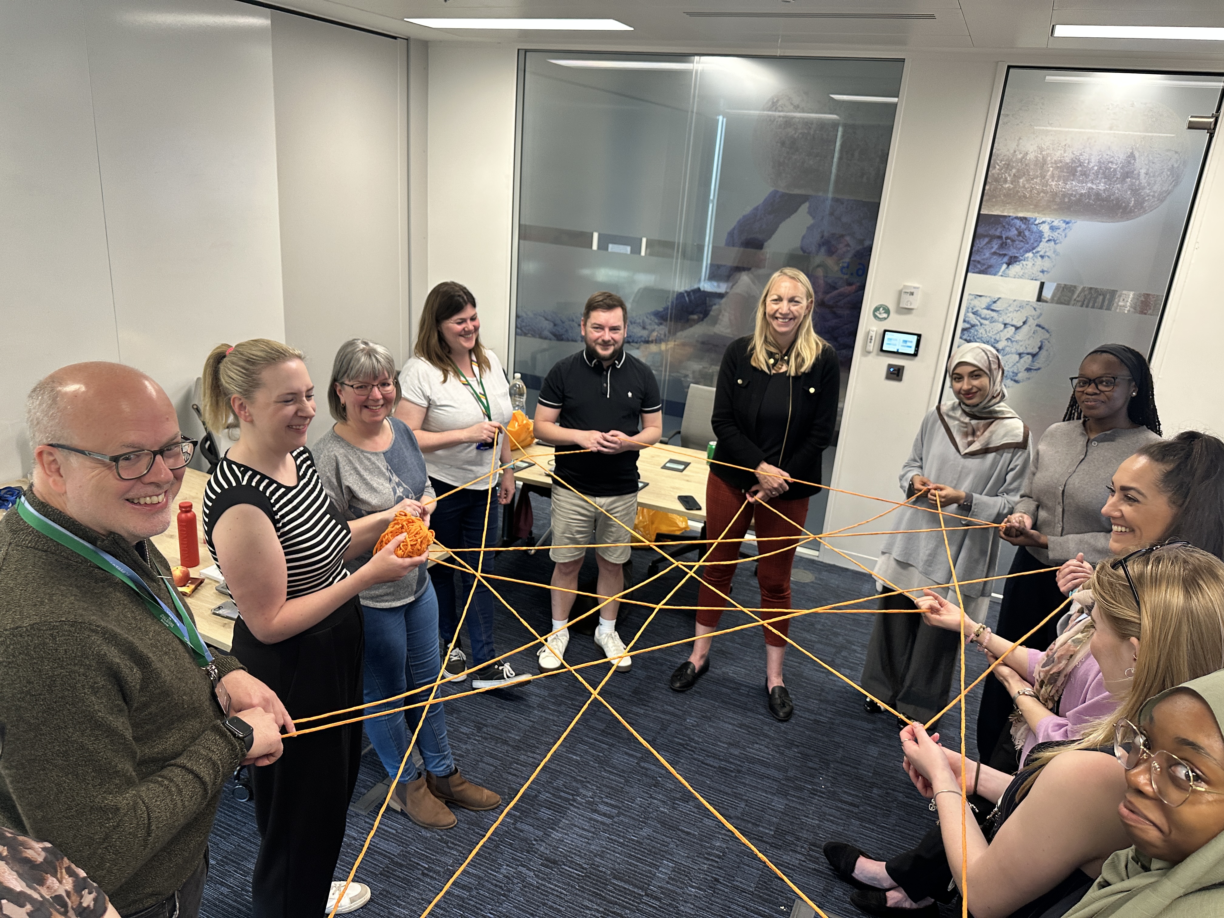Zurich Community Trust team taking part in a collaborative co-creation workshop.