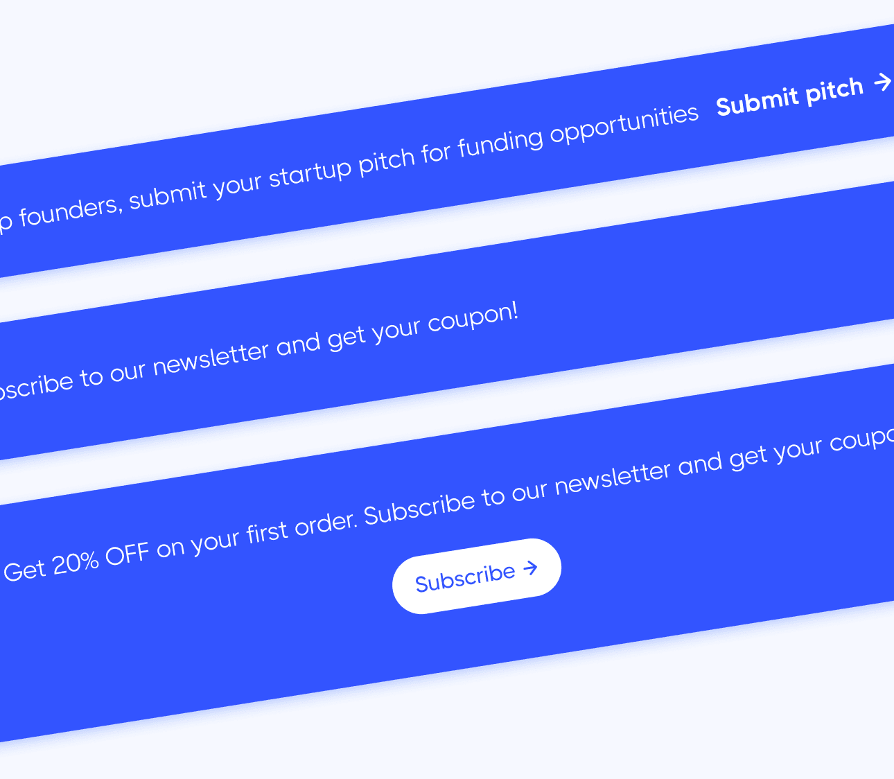 Invstor X - 3 Notification Bars - Investment Firm Webflow Template