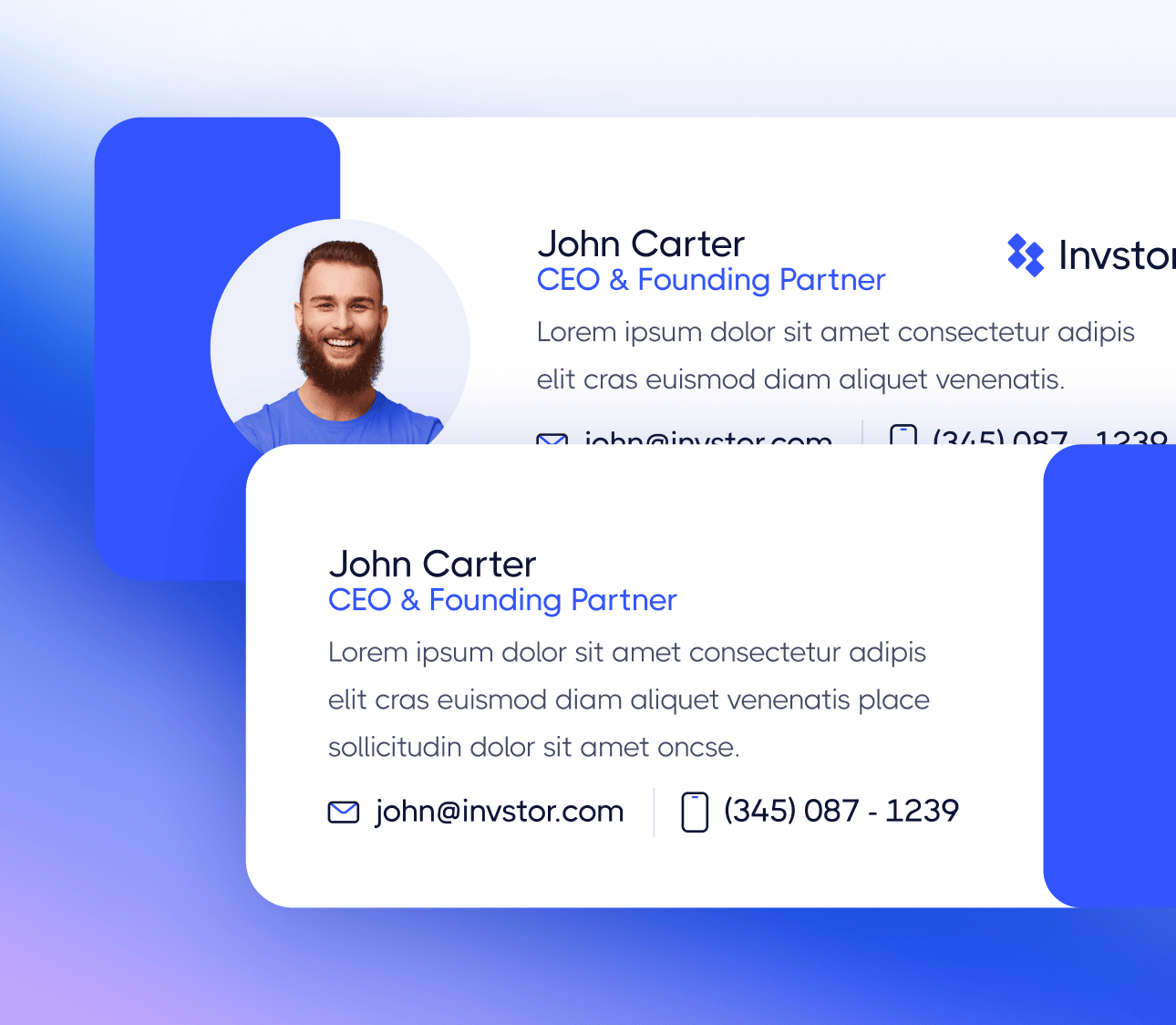Invstor X - Email Signature - Investment Firm Webflow Template