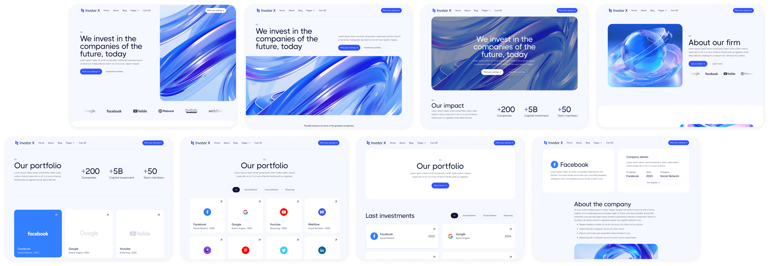 Invstor X - Buy Now On Webflow - Investment Firm Webflow Template