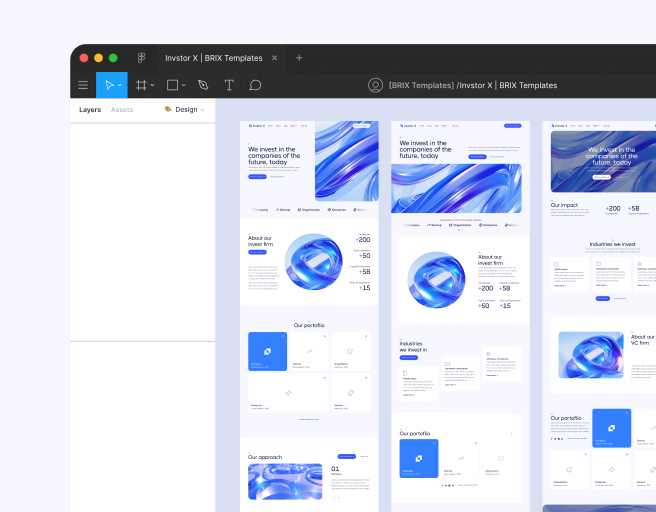 Invstor X - Figma File Included - Investment Firm Webflow Template
